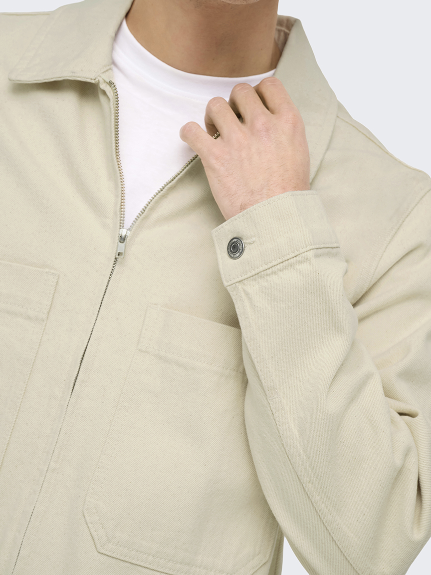 cassel denim jacket ecru