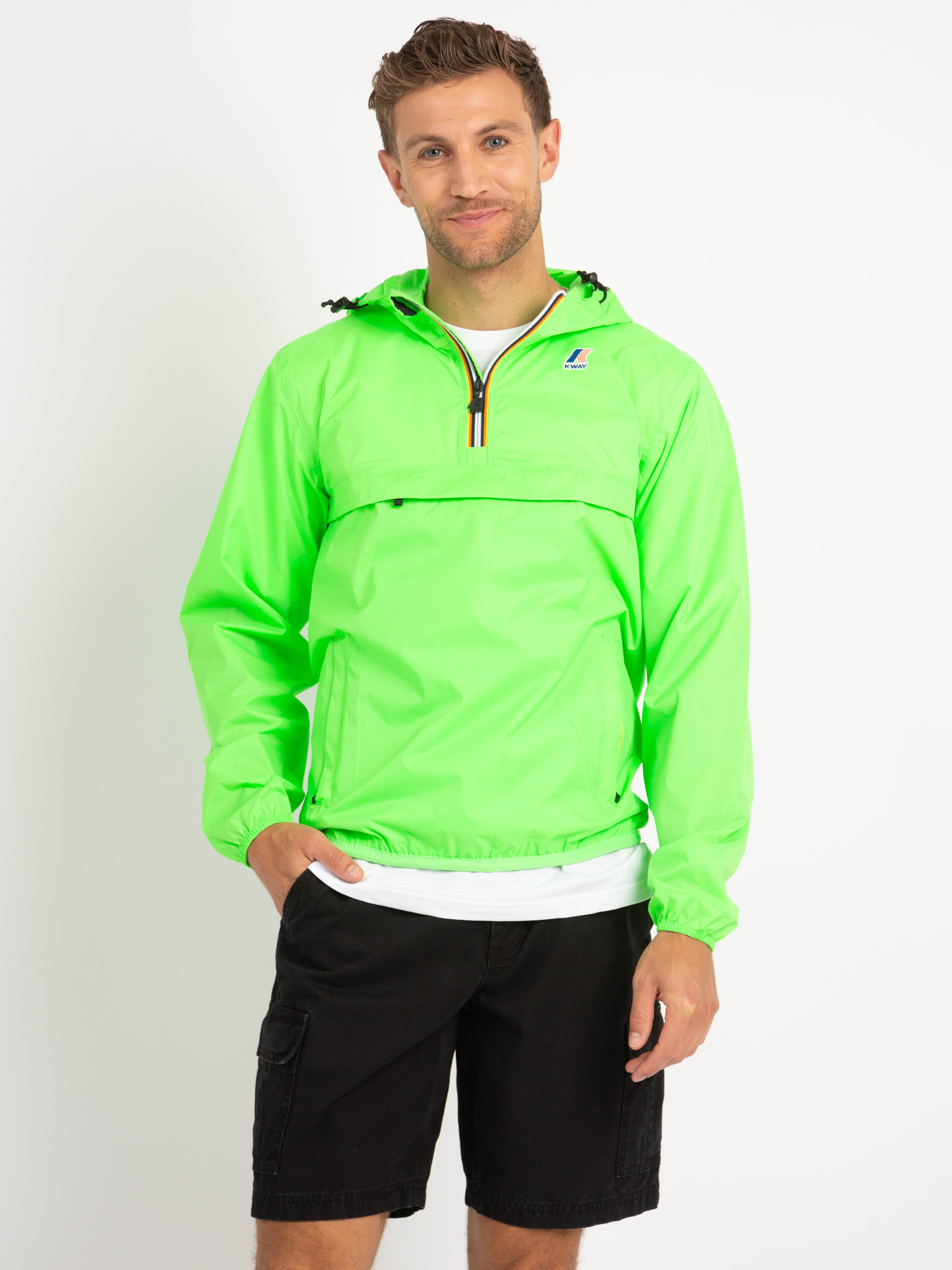 leon 1/2 zip windbreaker jacket