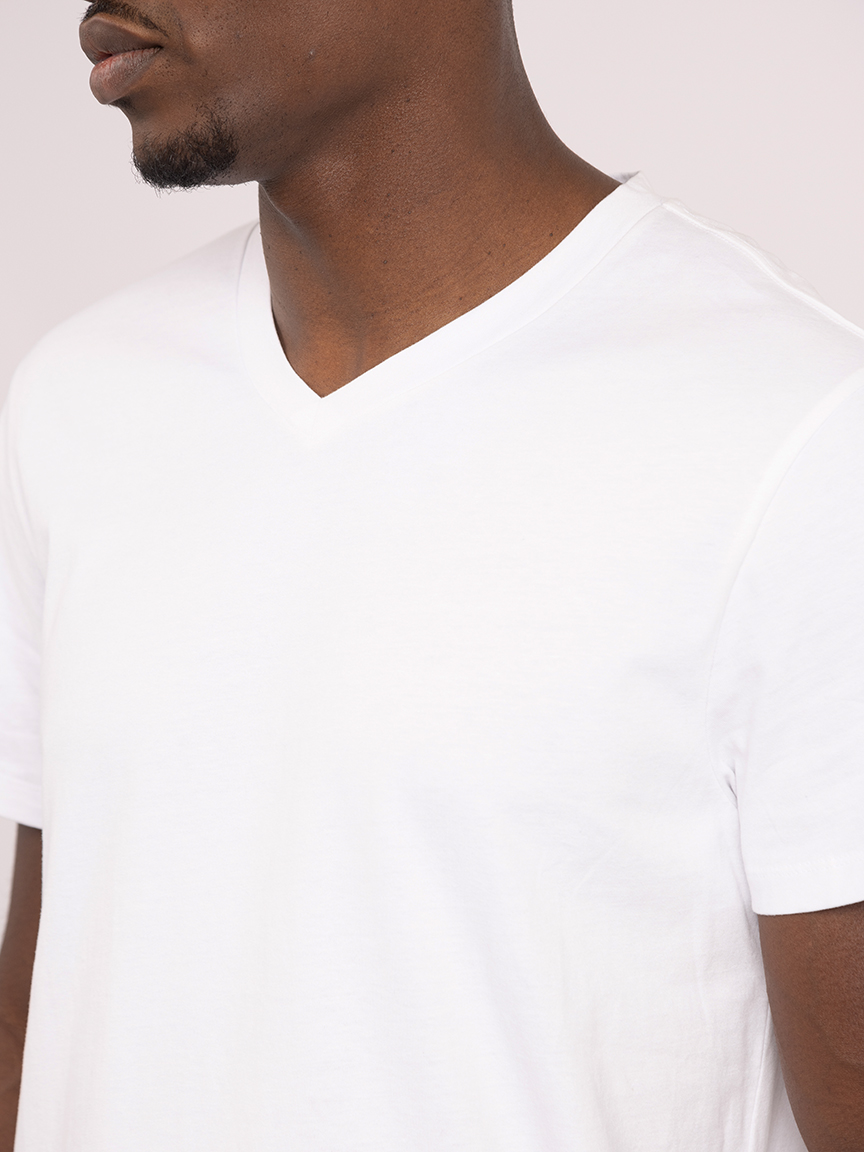 miles v neck basic tee