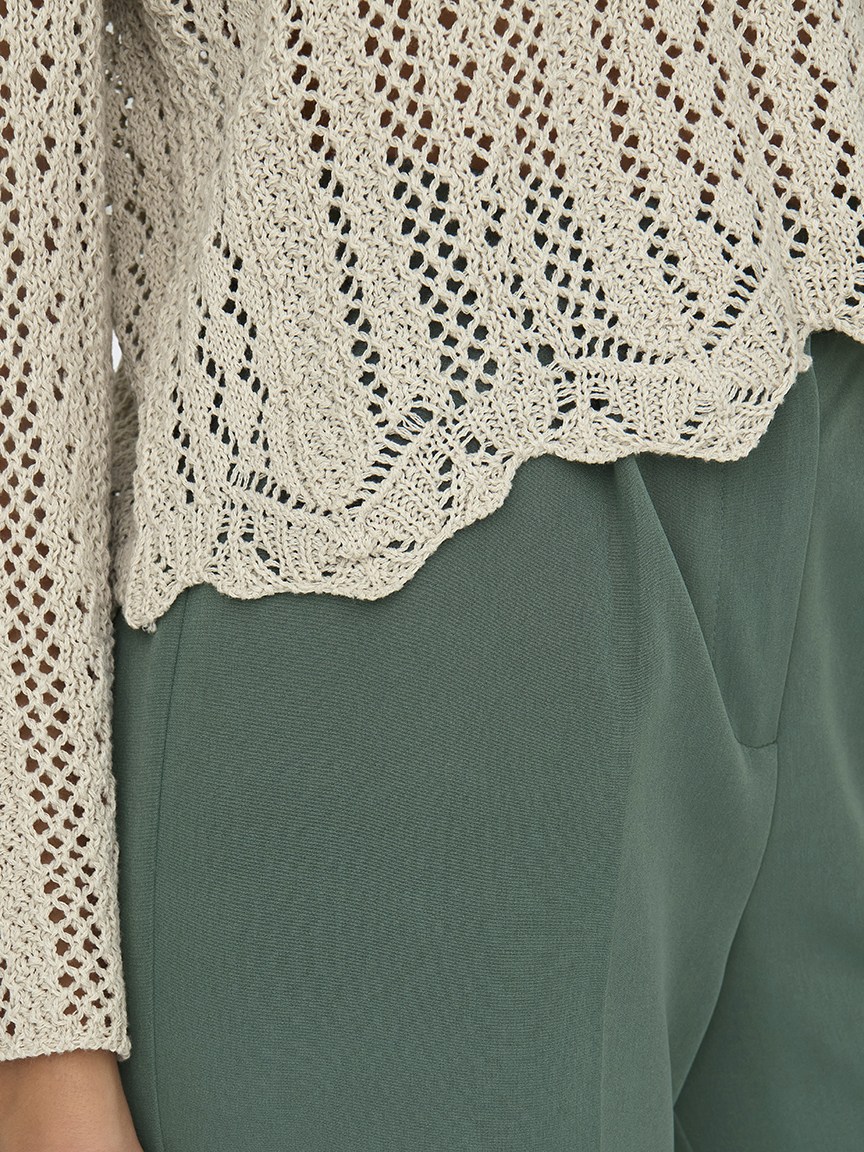 nola 3/4 sleeve sweater