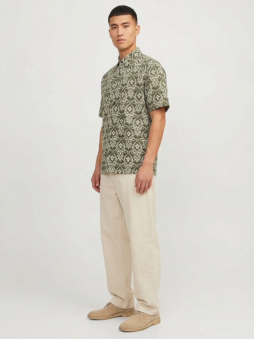 sea jacquard shirt