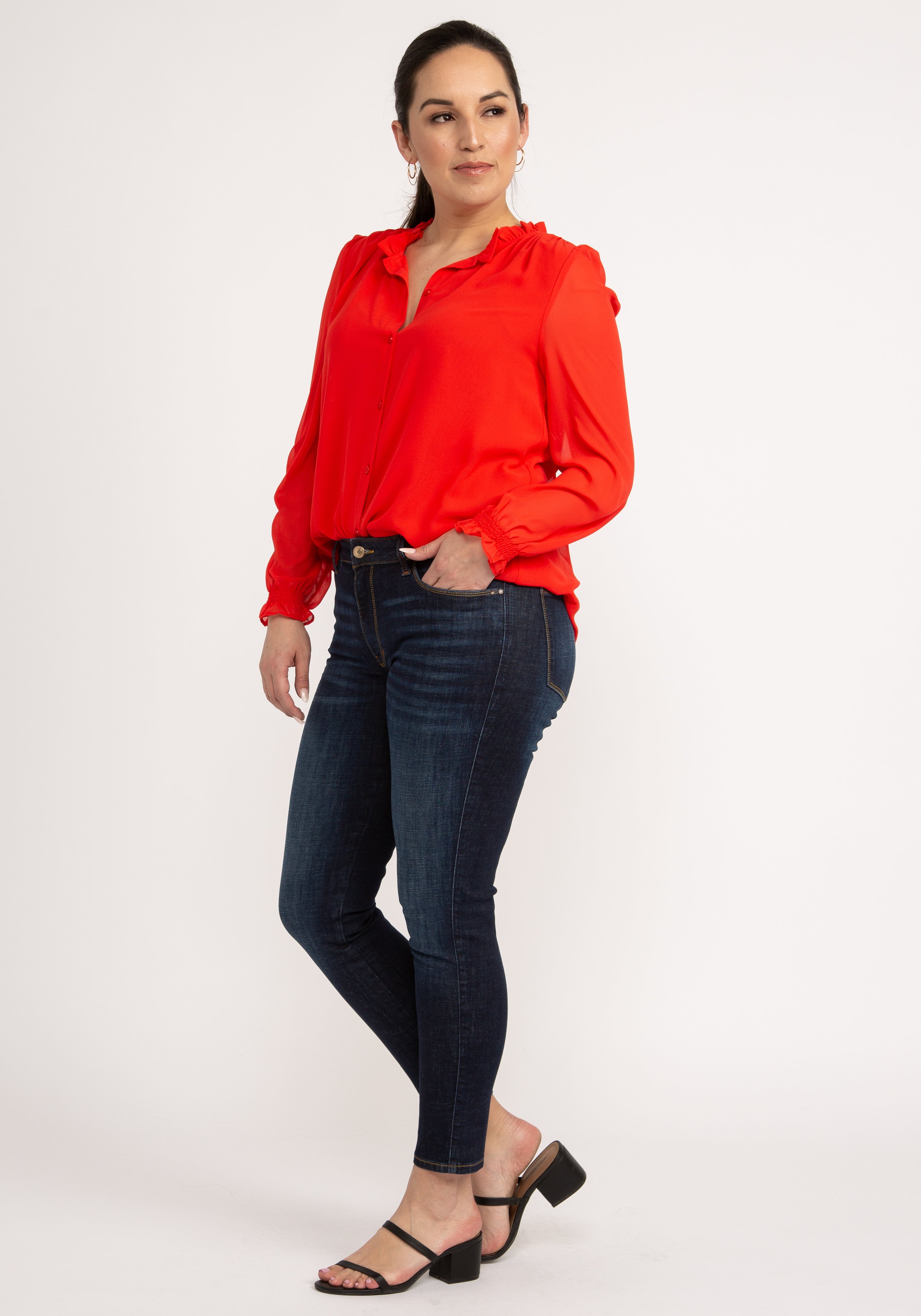 julie button up blouse