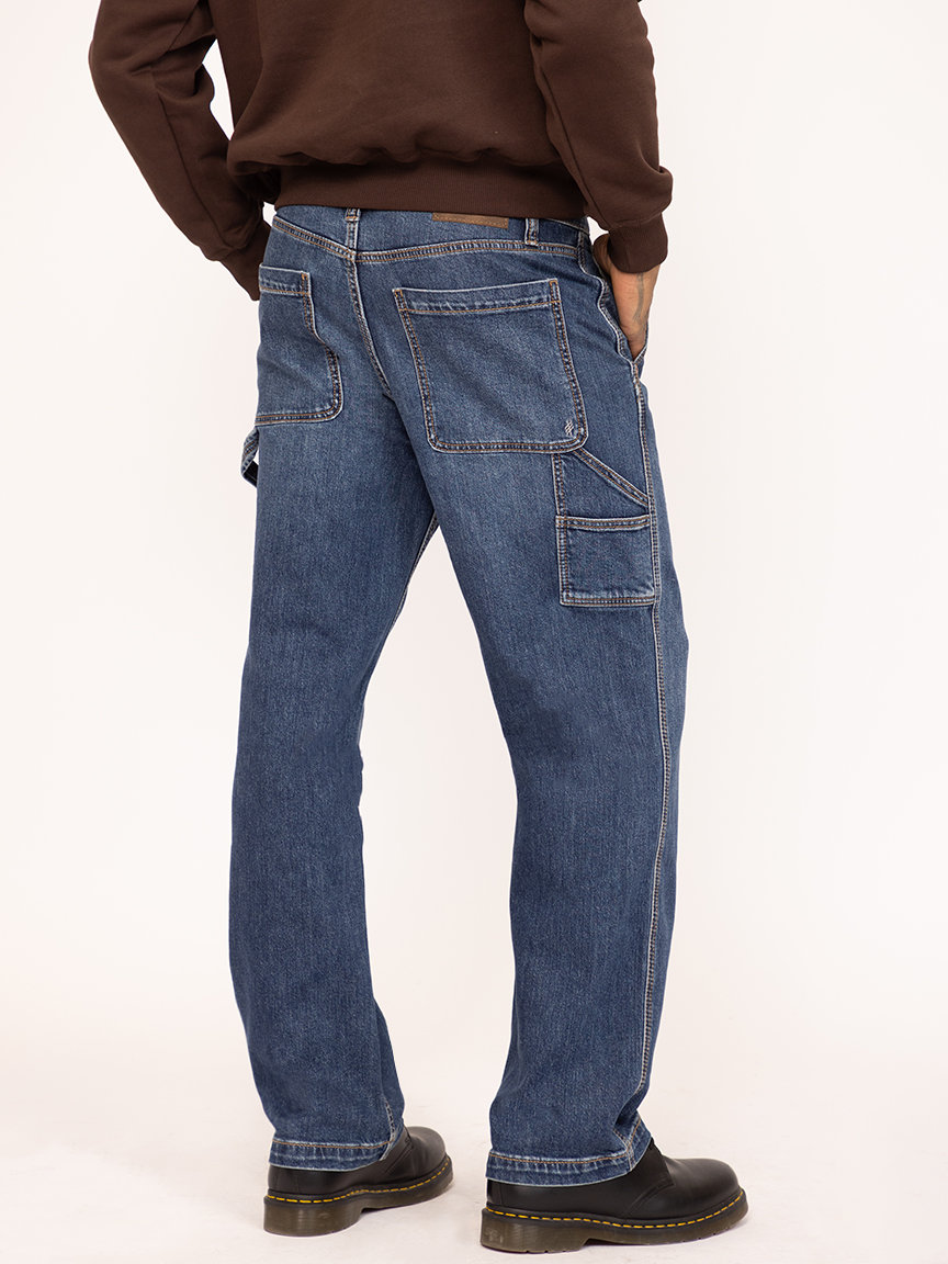 Big Guy Baggy Straight Leg Utility Jeans