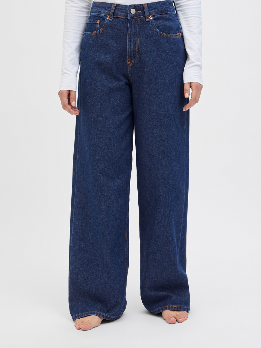 tokyo wide leg jean dark authentic Bootlegger 2000009063