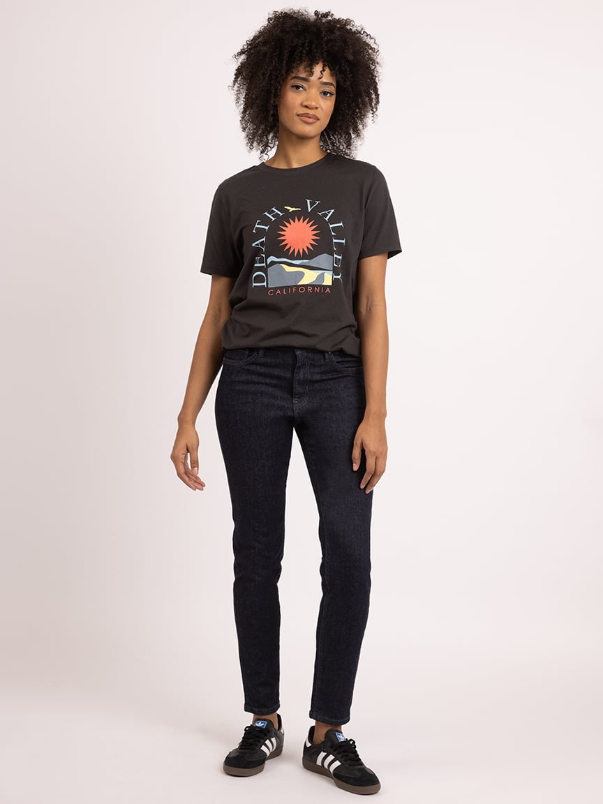 death valley crew neck graphic t-shirt