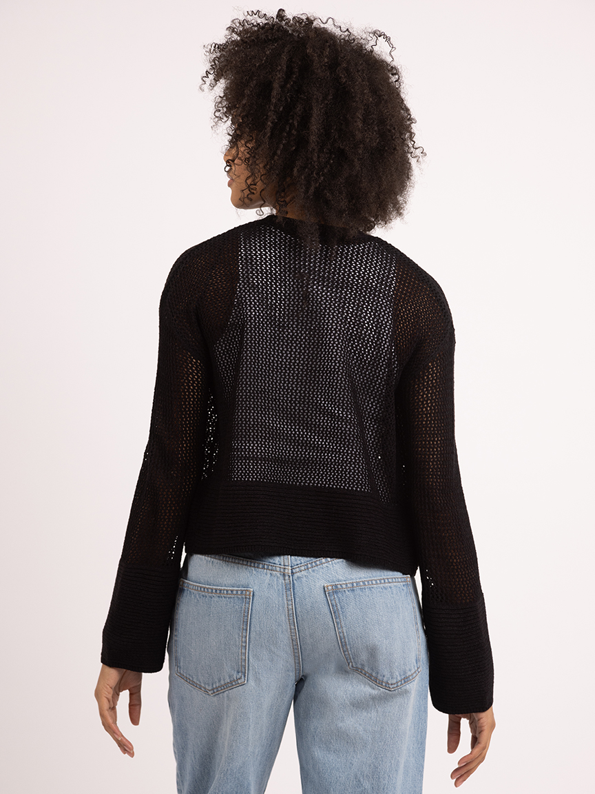 grove open cardigan