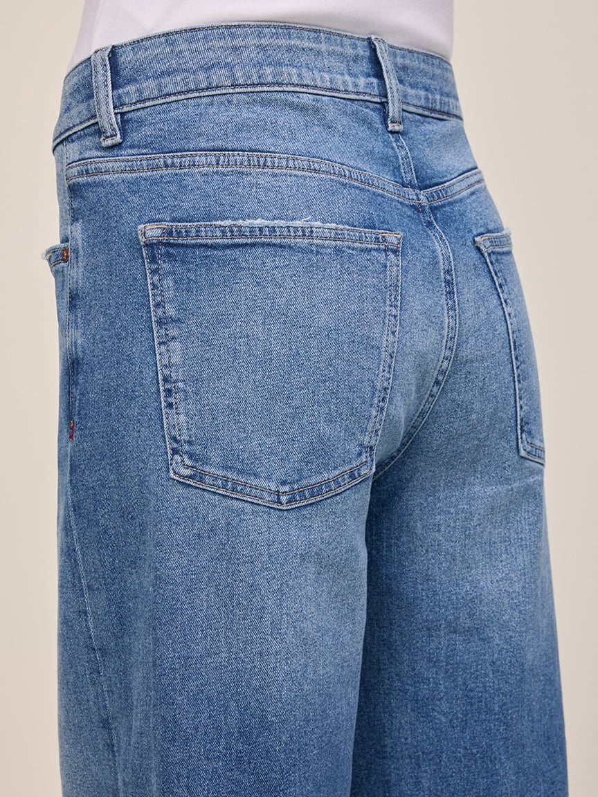 CJU wide leg jean varsity blue