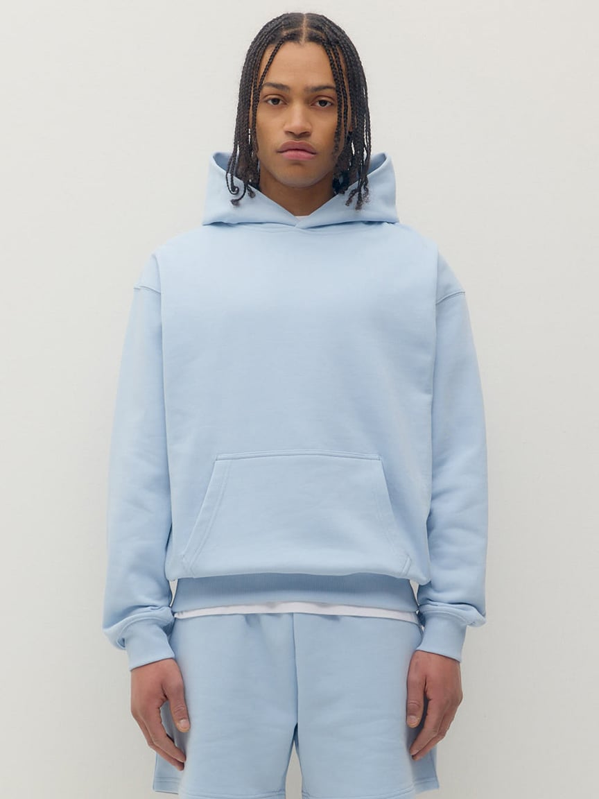 essential hoodie baby blue