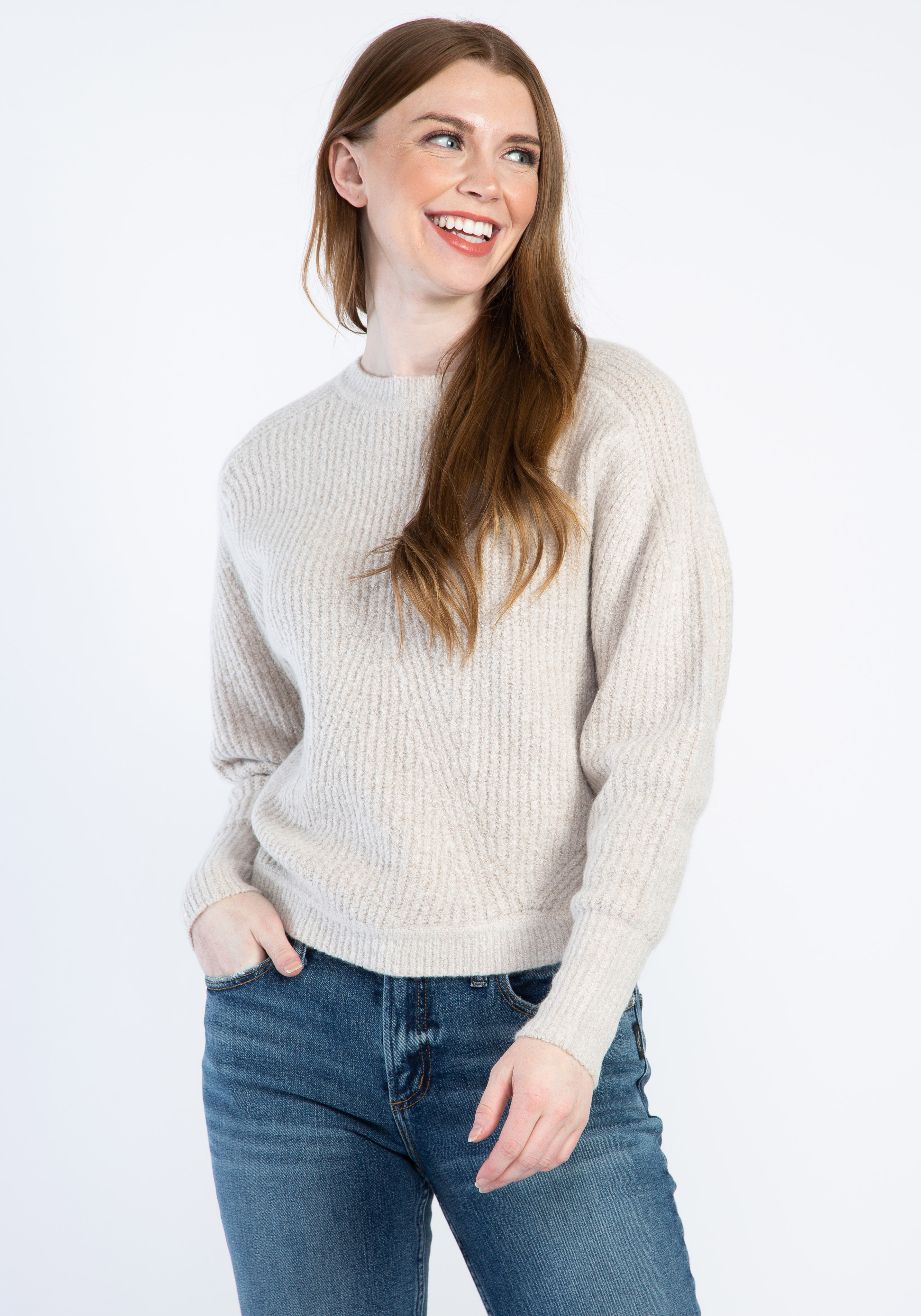 SEQUEL - SQ-24SS-KN-01 KNIT CREW NECK GRAY | River