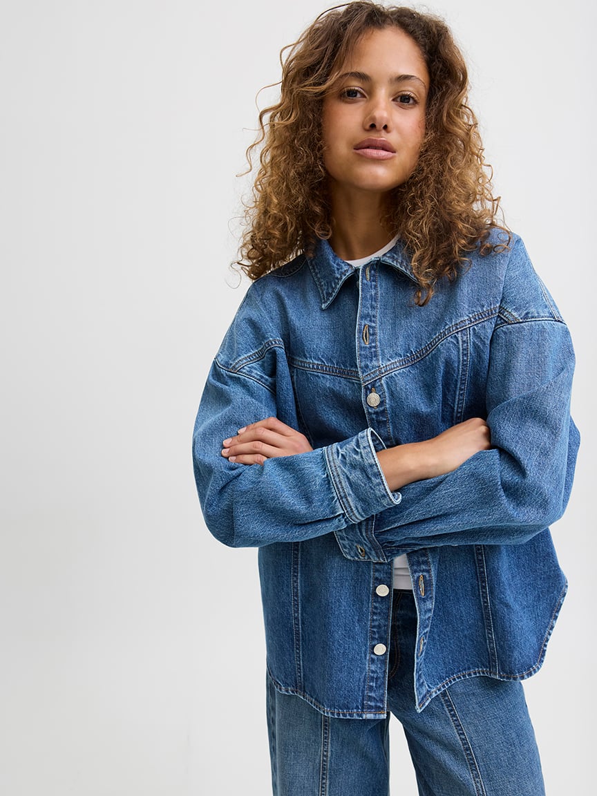 jamila denim overshirt