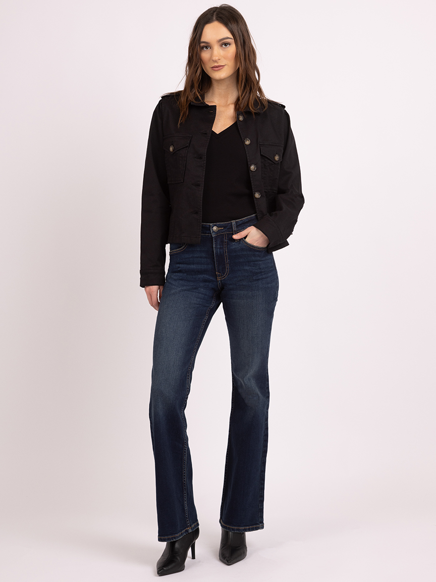 prima button front jacket
