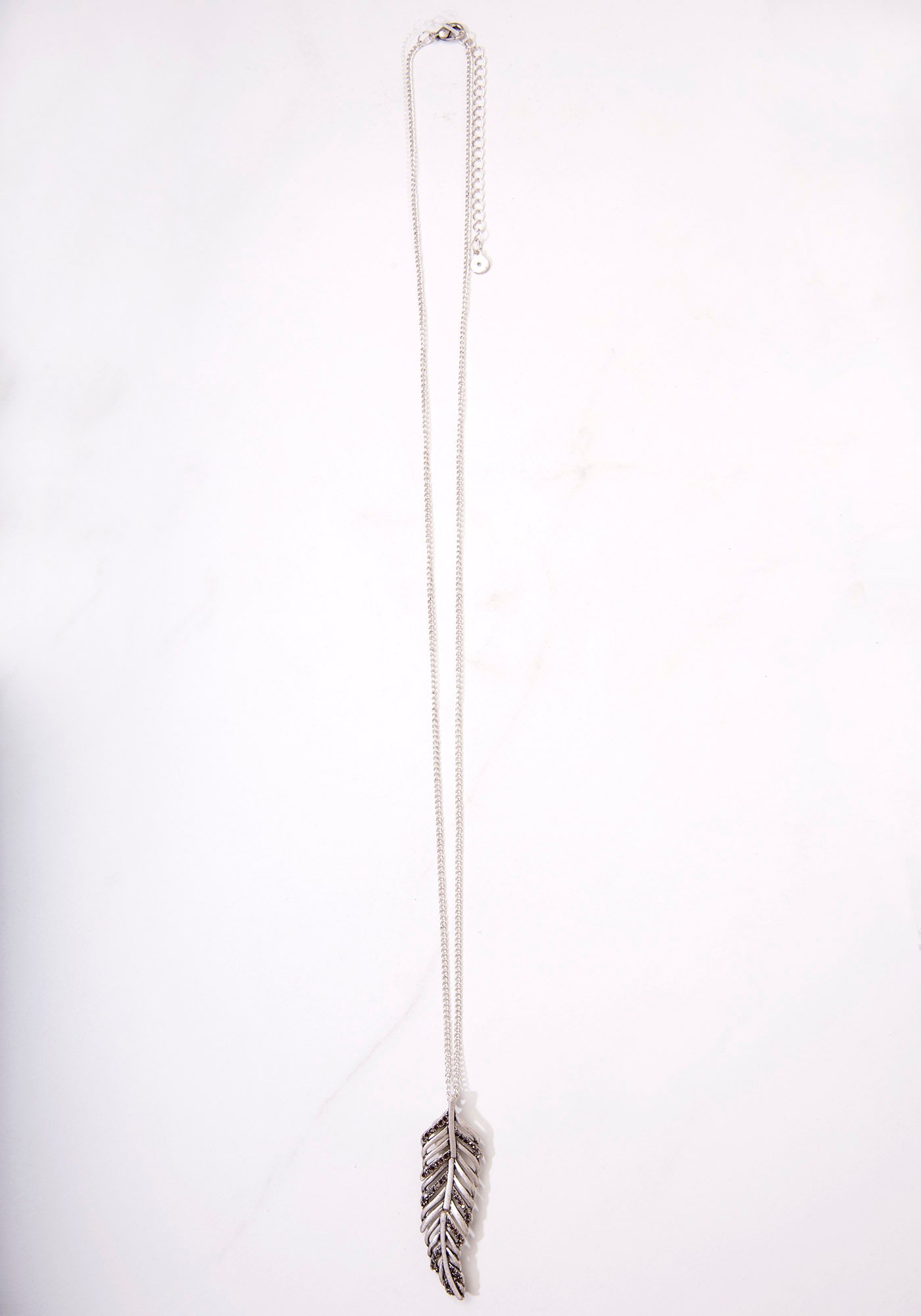 necklace with feather pendant | KISMET | 2000006646