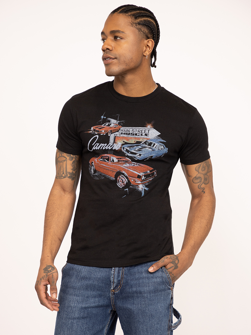 unisex camaro vintage graphic tee
