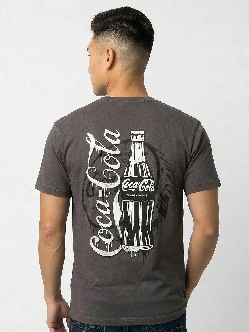 unisex coca-cola bottle cap graphic tee