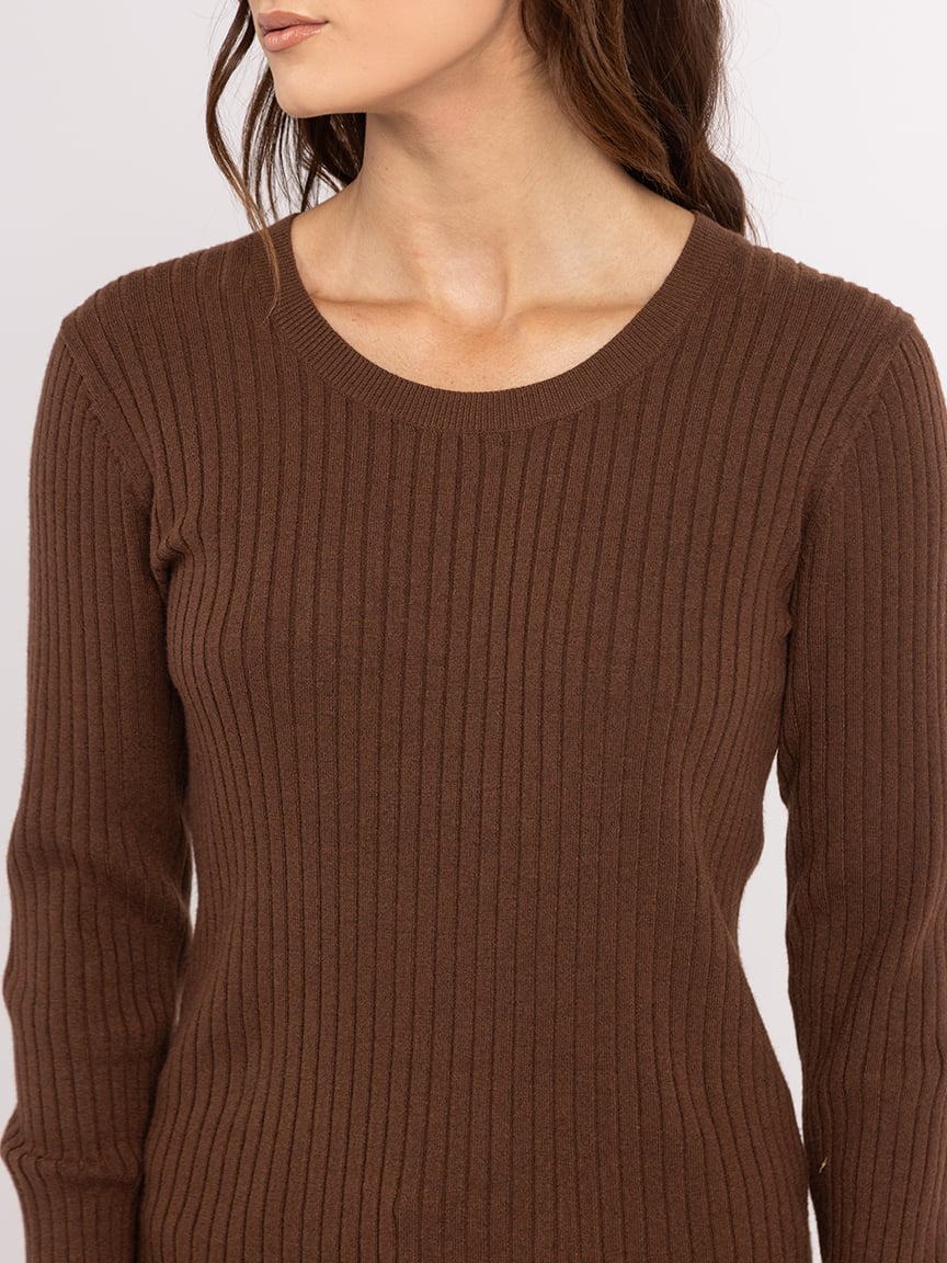 BOOTLEGGER Liane scoop neck sweater at Coquitlam Centre in