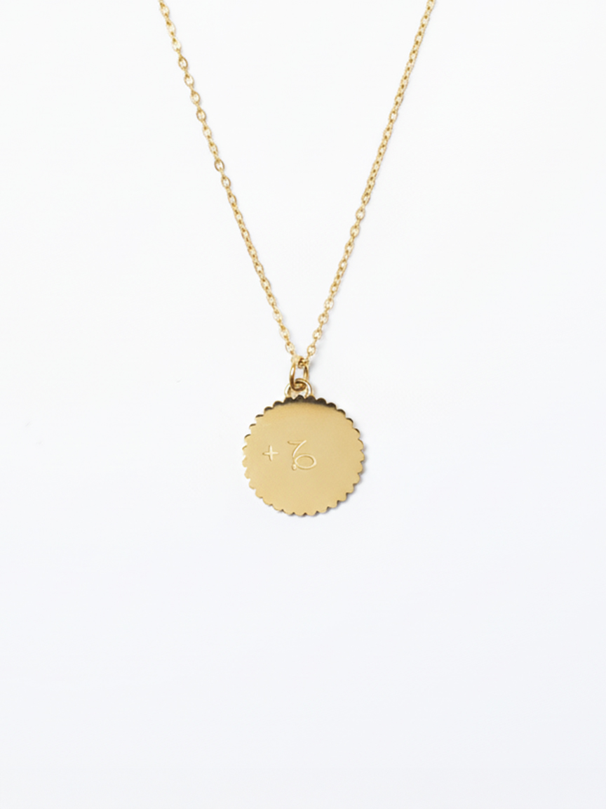 dainty zodiac necklace gold