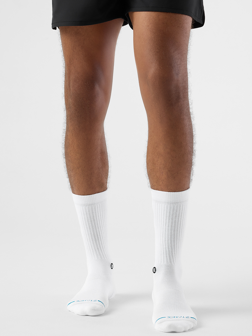 icon crew sock white