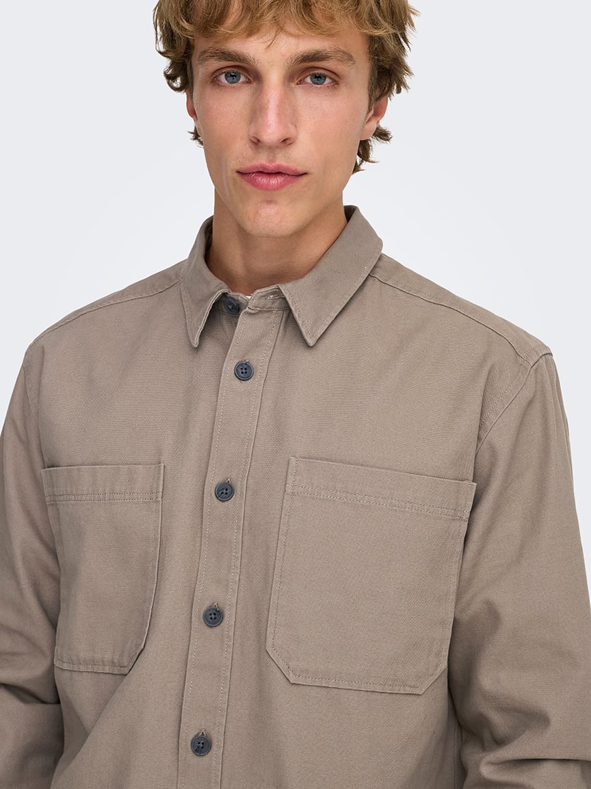 alp canvas overshirt