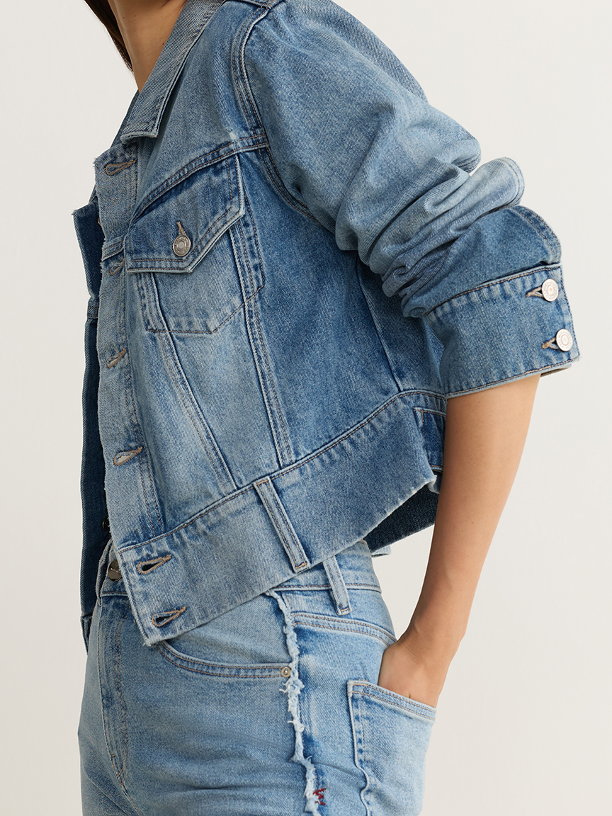 KPB cropped denim jacket Bootlegger 2000009141