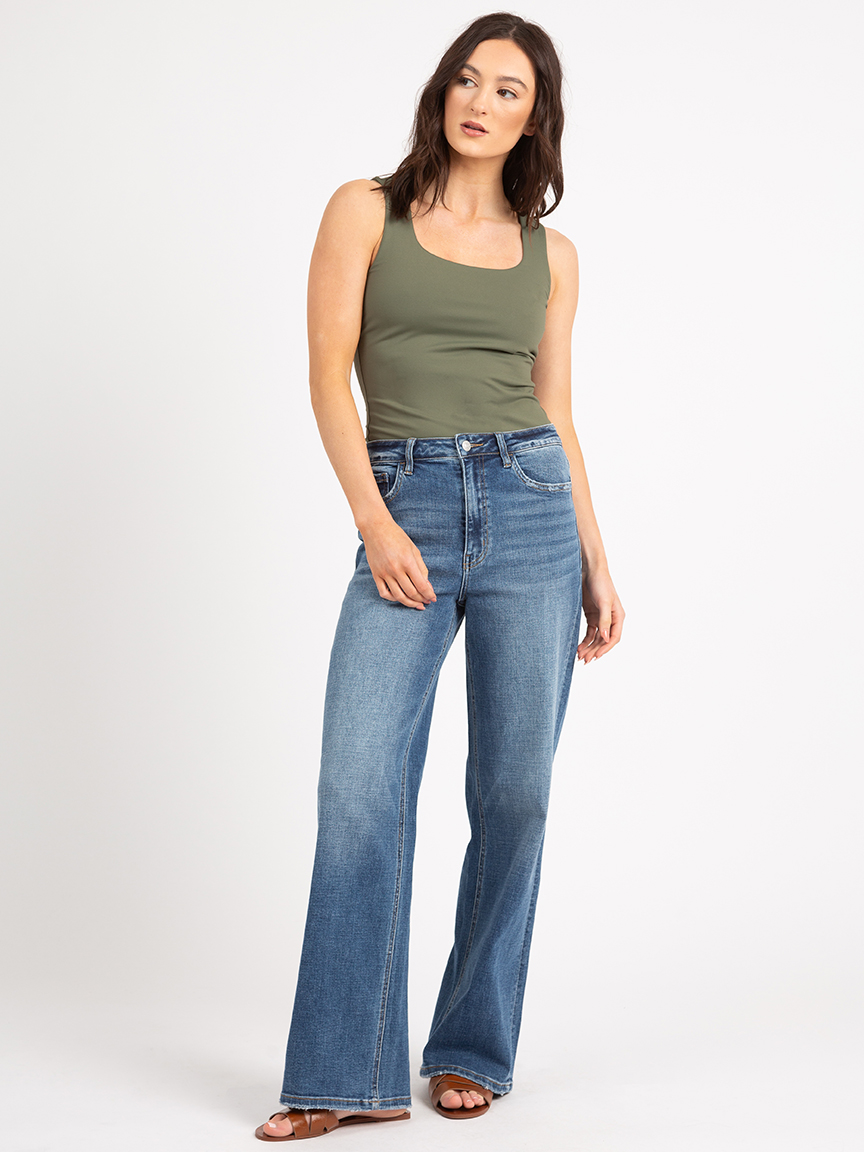 misty kismet square neck tank