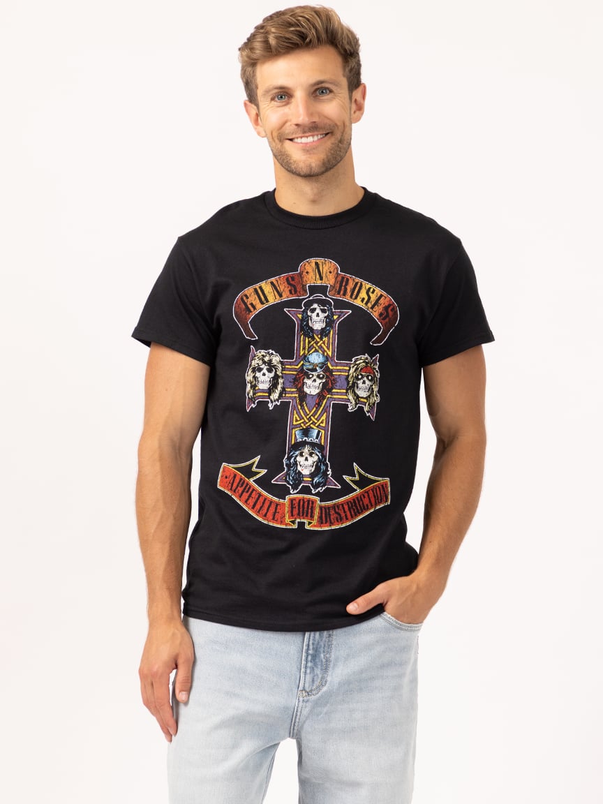 guns n roses graphic tee