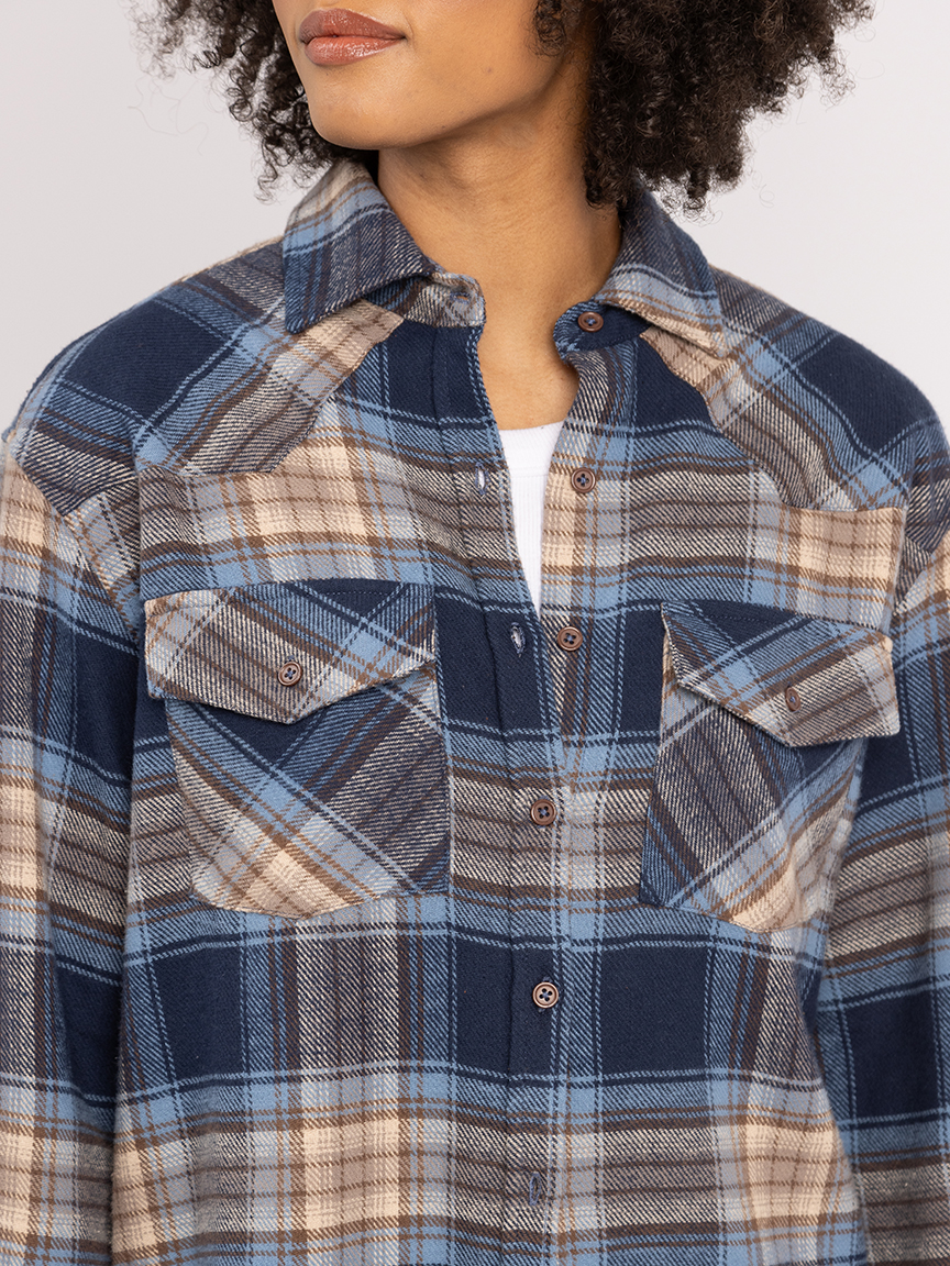mckenna plaid flannel shirt