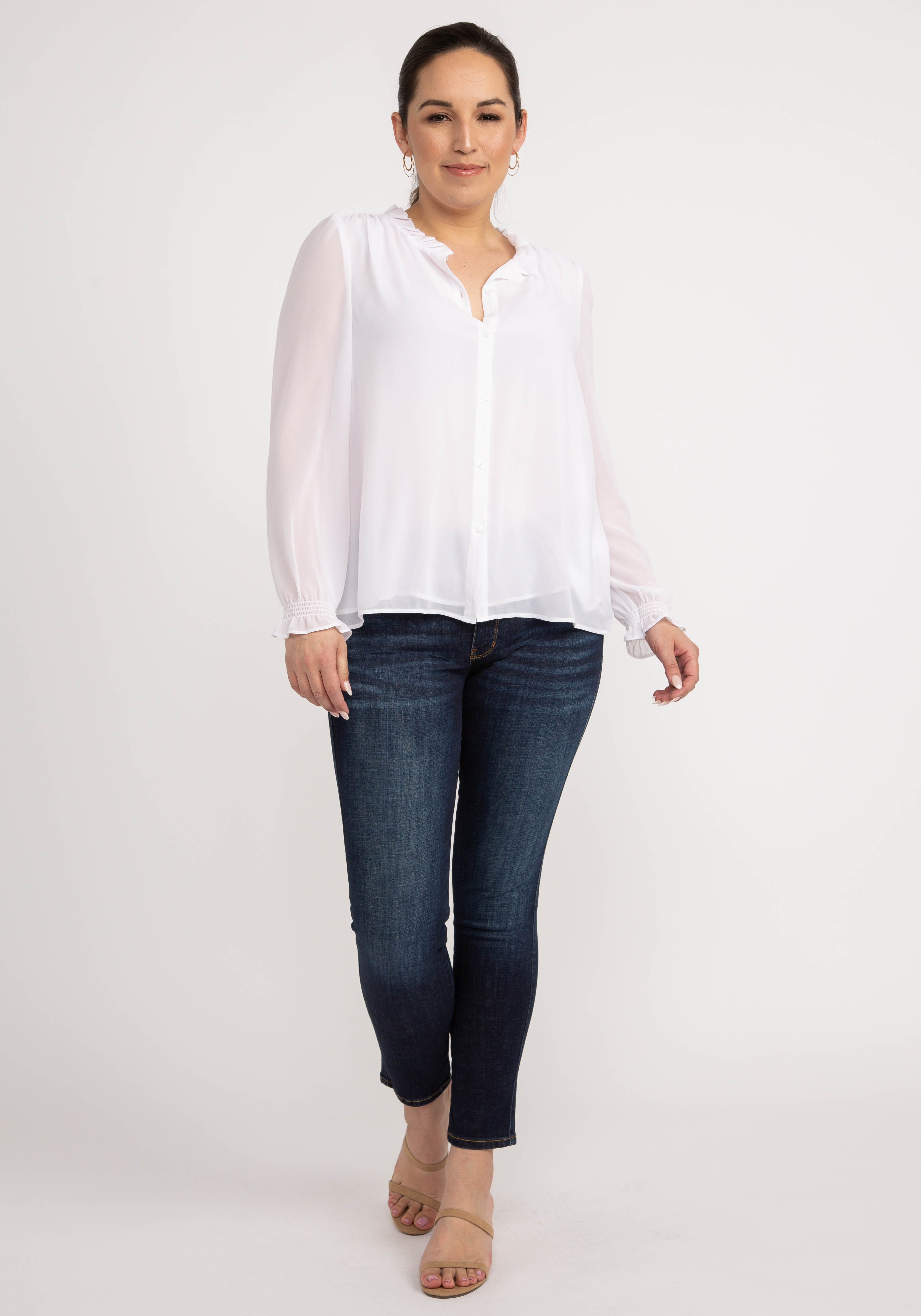 julie button up blouse