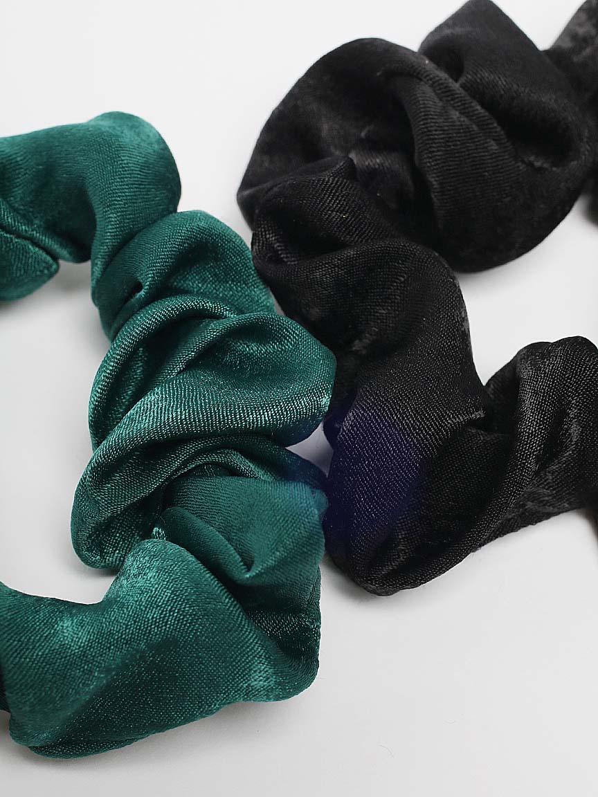 2 pack satin scrunchies