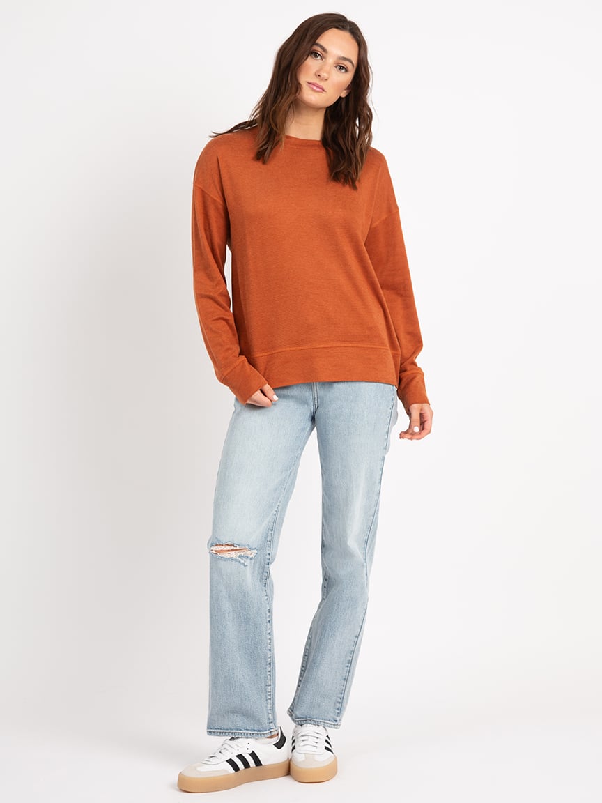 hermione crew neck top