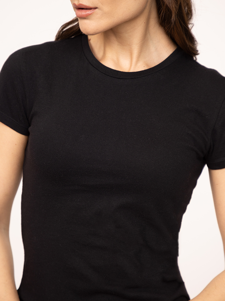 short sleeve tee black