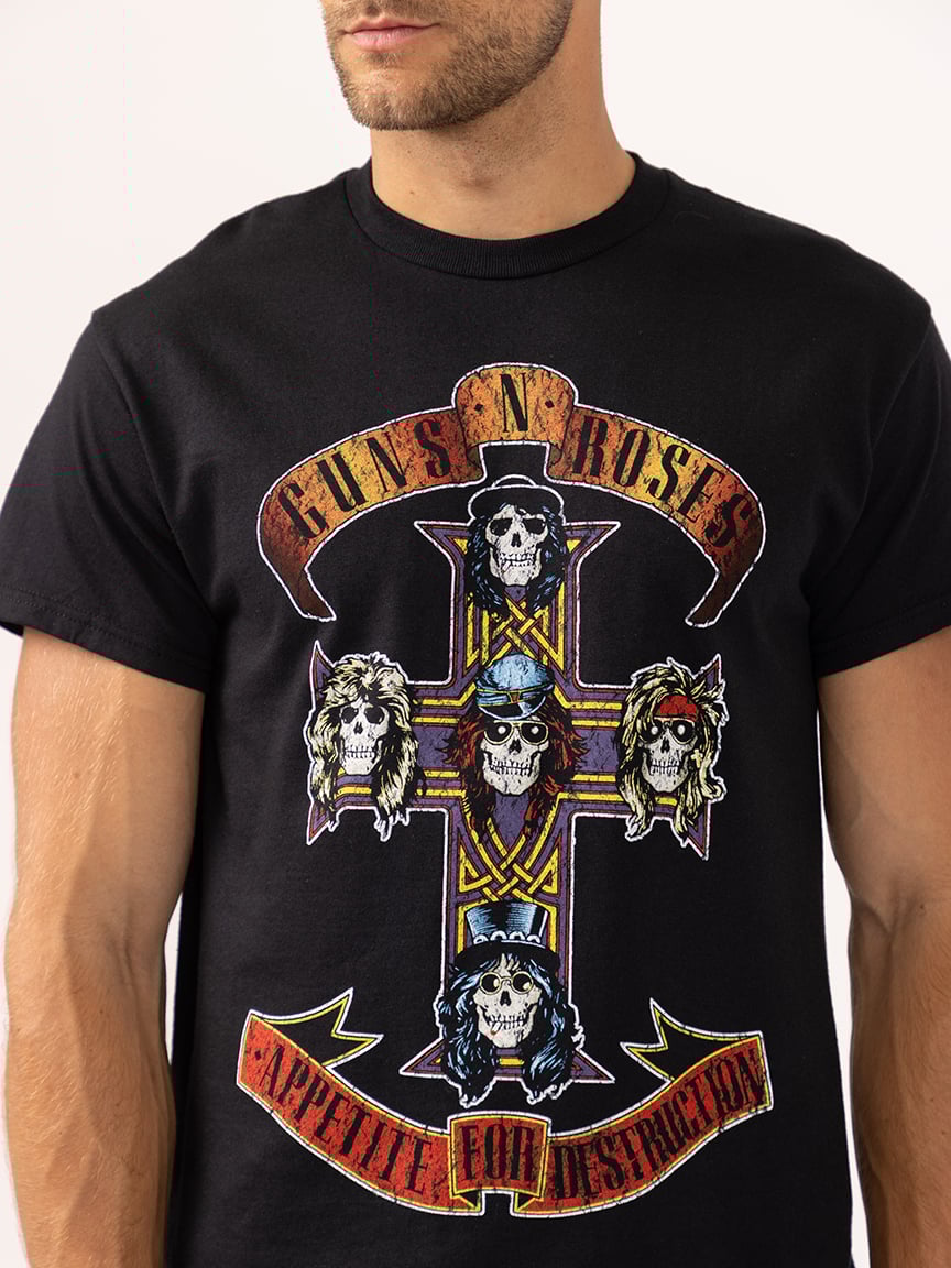 guns n roses graphic tee
