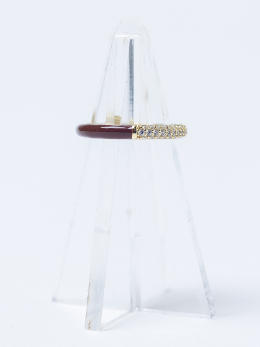 candy enamel ring cocoa