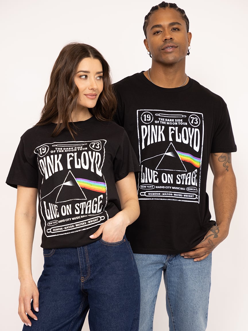 unisex pink floyd graphic tee