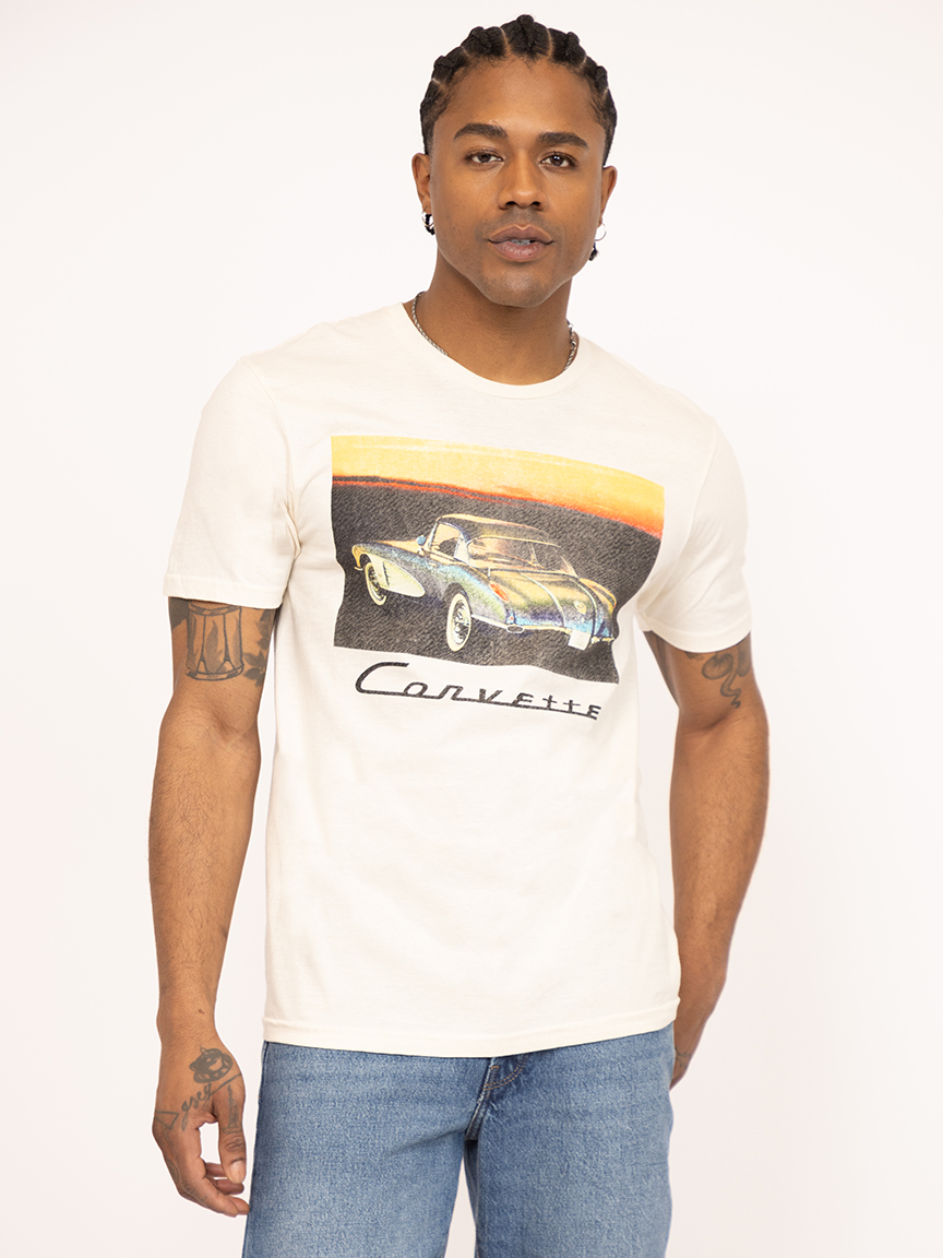 unisex corvette vintage graphic tee