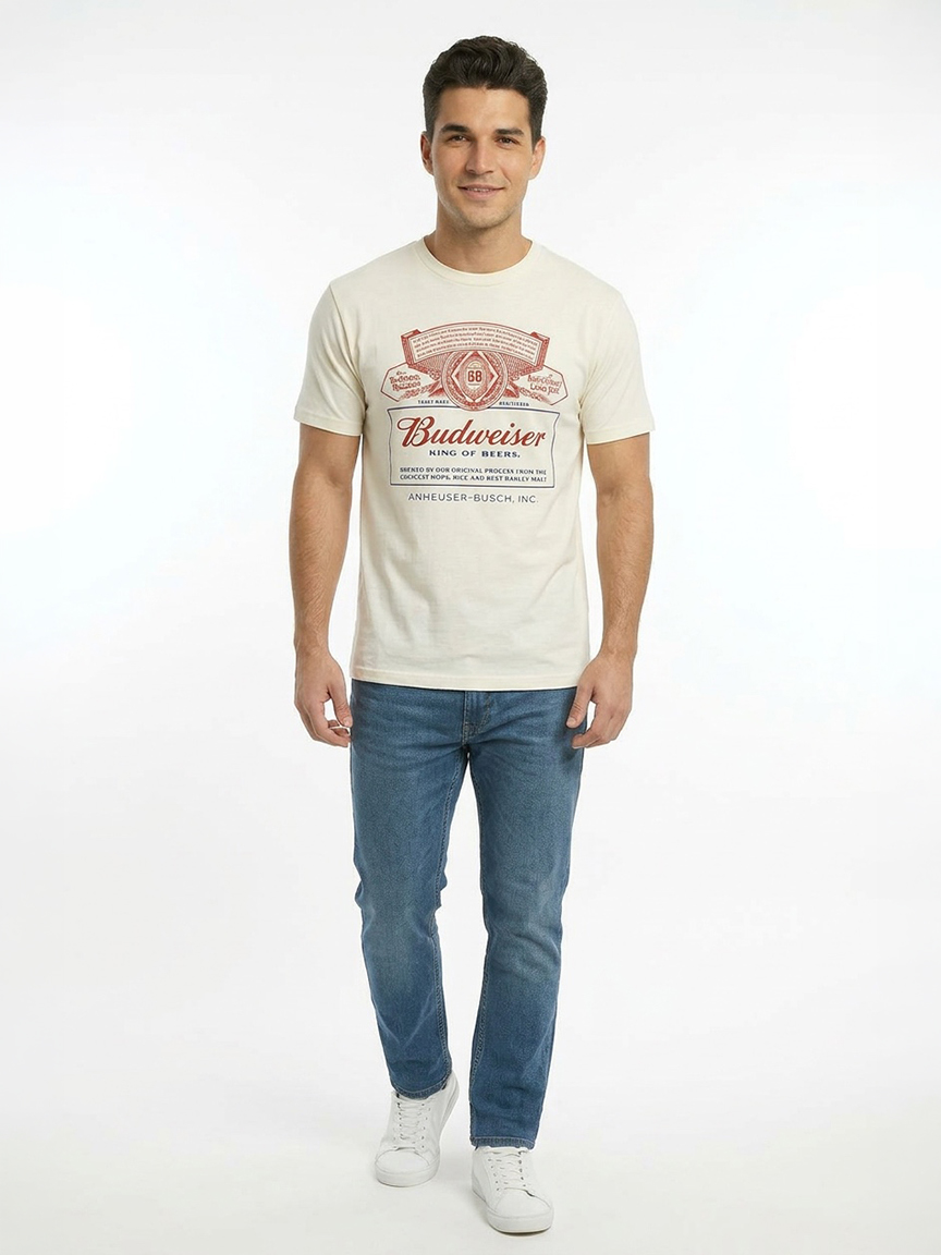 unisex budweiser graphic tee