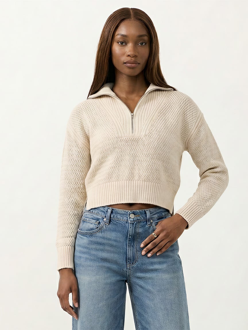 quarter zip sweater