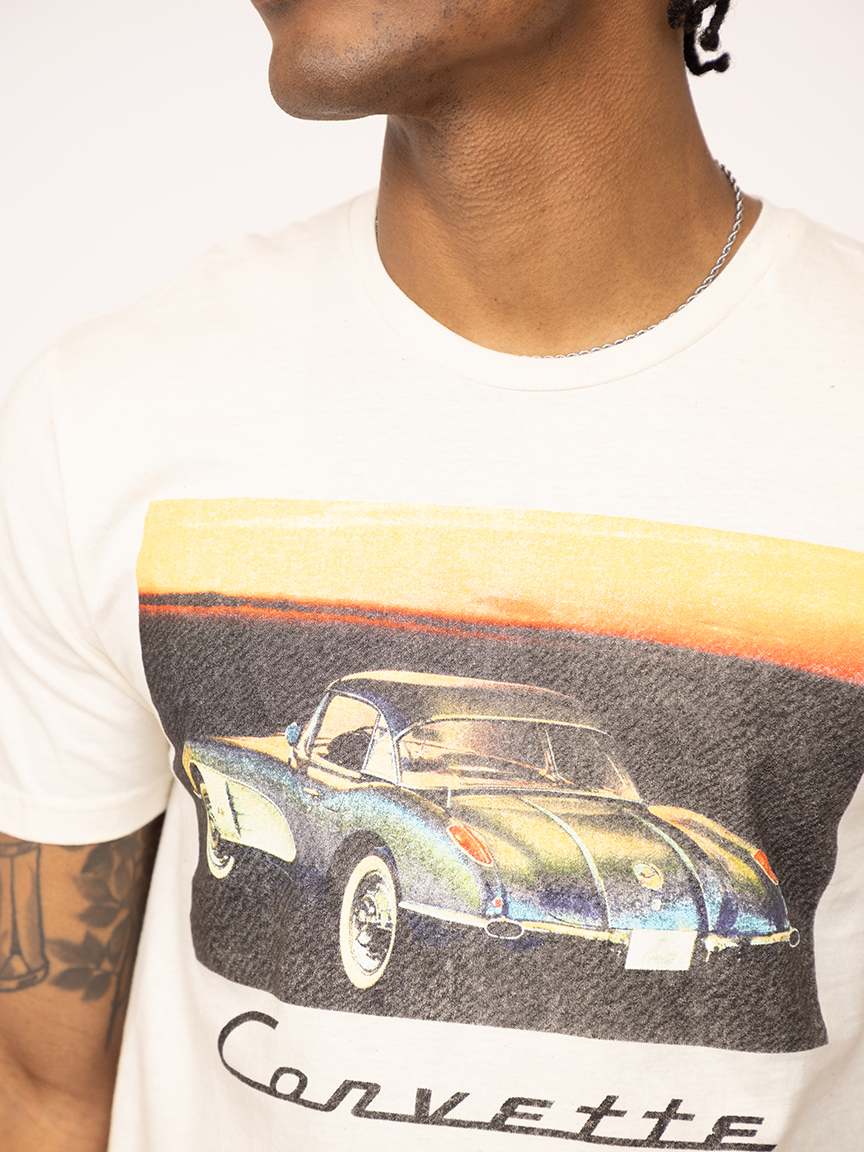 unisex corvette vintage graphic tee